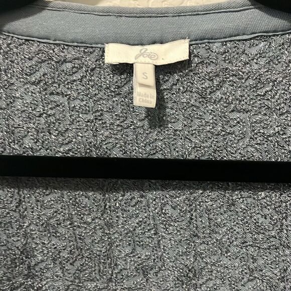 JOIE Sparkly Blue/Grey Sequin Vest, Size S - Picture 4 of 10